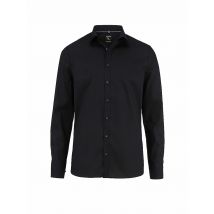 OLYMP NO.6 Business Hemd Super Slim schwarz | 45
