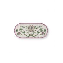 PIP STUDIO Tortenplatte  LILY & LOTUS 33x15,5cm Off White lila
