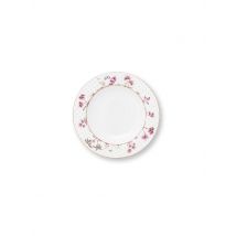 PIP STUDIO Suppenteller 21,5cm JOLIE DOTS Gold/Pink weiss