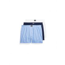 POLO RALPH LAUREN Boxershorts 3er Pkg weiss hellblau marine hellblau | S