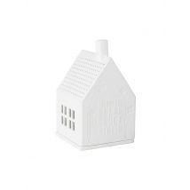 RAEDER LIVING Lichthaus Tritt ein bring Glück hinein 7x7x13cm weiss