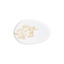RAEDER Schale GOLDZWEIG 28,5x20cm Weiss weiss