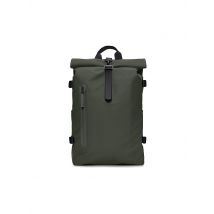 RAINS Rucksack Rolltop Large  grün