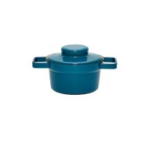 RIESS Emaille Topf mit Deckel Aromapot - Truehomeware 16cm 0,75l blau