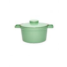 RIESS Emaille Topf mit Deckel Aromapot - Truehomeware 24cm 3,5l  grün