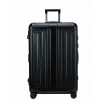 SAMSONITE Trolley LITE-BOX ALU x BOSS 76cm Graphite Monogram schwarz