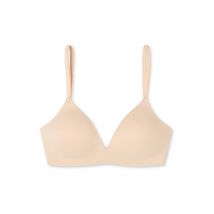 SCHIESSER BH gepadded ohne Bügel  Invisible Soft  sand beige | 80B