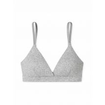 SCHIESSER BH mit herausnehmbaren Pads grau mel hellgrau | 80C