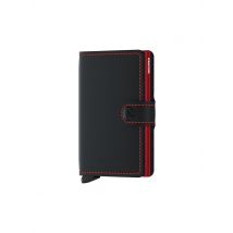 SECRID Geldbörse - Miniwallet Matte mini Black/Red schwarz