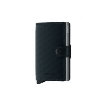 SECRID Geldbörse - Miniwallet Optical Mini Black Titanium schwarz