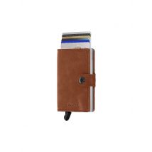 SECRID Geldbörse - Miniwallet Vintage Mini Cognac Silver braun