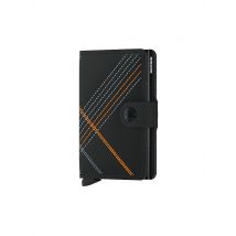 SECRID Geldbörse - Miniwallet Linea Mini Orange schwarz