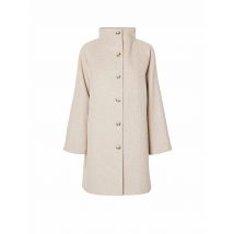 SELECTED FEMME Wollmantel SLFVINNI beige | 42