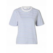 SELECTED FEMME T-Shirt  SLFESSENTIAL blau | S