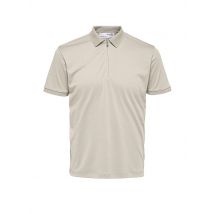 SELECTED Poloshirt SLHFAVE beige | S