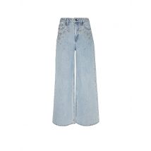 SELF-PORTRAIT Jeans Flared Fit hellblau | 27