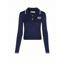 SELF-PORTRAIT Poloshirt  dunkelblau | S