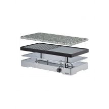 SPRING RACLETTE8 CLASSIC DUO - Raclette mit Alugrillplatte + Granitstein silber