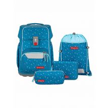 STEP BY STEP Schultaschen Set 4tlg BASIS Blue Hearts