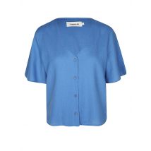 THINKING MU Bluse LIBELULA blau | S