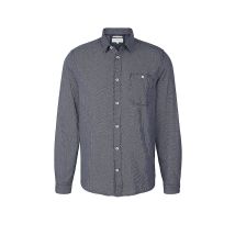 TOM TAILOR Hemd dunkelblau | S