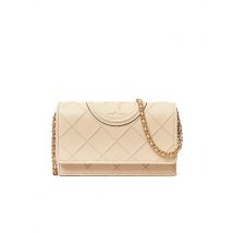 TORY BURCH Ledertasche - Umhängetasche FLEMING SOFT CHAIN WALLET creme