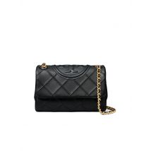 TORY BURCH Ledertasche - Umhängetasche FLEMING schwarz