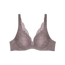 TRIUMPH BH mit Bügel BODY MAKE-UP ILLUSION LACE  pigeon grey grau | 80C