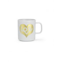 VITRA Henkelbecher - Tasse Coffee Mug  Love Heart Gold gold