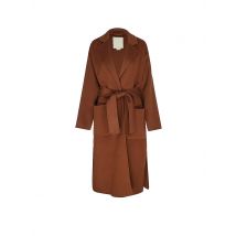 WOOLRICH Wollmantel braun | S