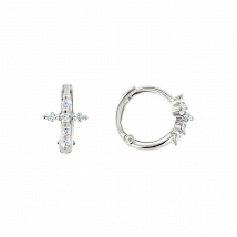 Ohrringe aus Silber 925, mit Zirkonia