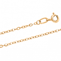 attraktive Kette aus 585er Gelbgold 55 cm
