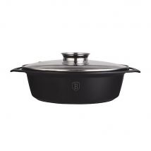 Berlinger Haus Strong mold Collection Bräter mit Glasdeckel und Aromaknopf, 3.8L