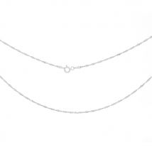 Halskette aus 925 Silber, 50 cm