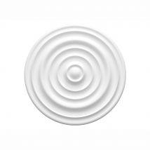 Marbet Deckenrosetten aus Styropor weiß, gemustert R-01 400x400mm