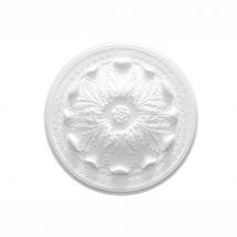 Marbet Deckenrosetten aus Styropor weiß, gemustert R-08 470x470mm