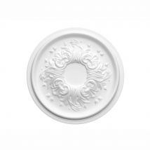 Marbet Deckenrosetten aus Styropor weiß, gemustert R-12 430x430mm