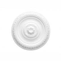 Marbet Deckenrosetten aus Styropor weiß, gemustert R-20 400x400mm