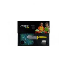 Coltello da chef Arcos Set cucina per bambini giallo lama 105 mm