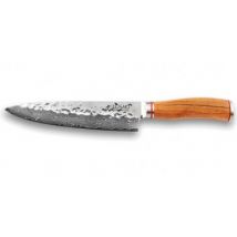 Couteau de chef Wusaki Damas - Couteau chef lame 200 mm - Wusaki