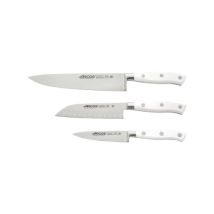 Set de 3 Cuchillos Arcos Riviera - Blanco
