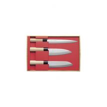 Set SekiRyu Santoku & Deba & Sashimi