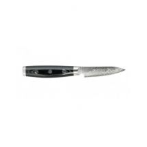 Cuchillo de mesa Yaxell GOU - Office hoja de 80 mm mango de micarta negro