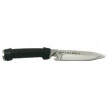 Couteau fixe Wildsteer Wildsteer avec Allume feu manche cuir noir - Wildsteer