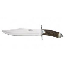 Couteau fixe Joker Bowie lame 250 mm manche bois de cerf - Joker