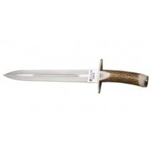 Couteau fixe Joker Dague lame 300 mm manche bois de cerf - Joker