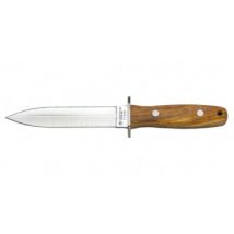 Couteau fixe Joker Dague lame 150 mm manche olivier bois naturel - Joker