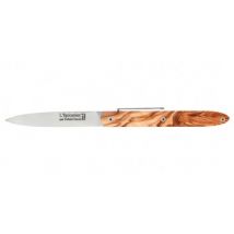 Couteau artisanal Robert David L'Epicurien lame 90 mm Bois d'Olivier - Robert David