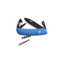 Couteau suisse Swiza D03 ALLBLACK, bleu - Swiza