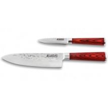 Couteau Wusaki Pakka - Coffret 2 couteaux - Wusaki
